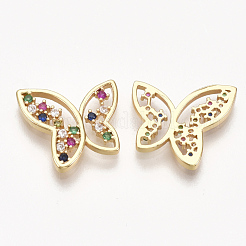 Латунные кубического циркония кабошоны KK-T035-113