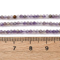 Природный аметист нитей бисера&nbsp;LS-G-RM2025-A38-2mm