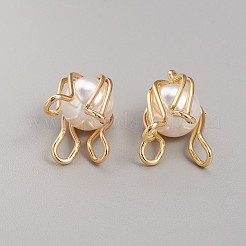 Акриловые подвески жемчужина&nbsp;LS-KK-I666-08G