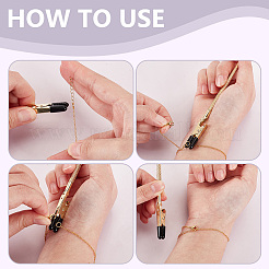 3шт 3 цвета железные браслеты помощники TOOL-PH0001-74