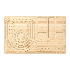 Прямоугольные доски для дизайна деревянных браслетов&nbsp;TOOL-YWC0003-06