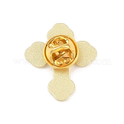 Булавки с эмалью в виде православного креста&nbsp;JEWB-L027-03G-01