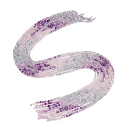 Природного флюорита бисер нитей G-P457-B01-55