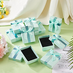 Прямоугольные бумажные подарочные коробки с бантом CON-TAC0010-89A