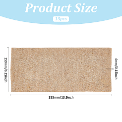 Мат для выращивания микрозелени из растительного джутового волокна&nbsp;LS-DIY-WH0678-123