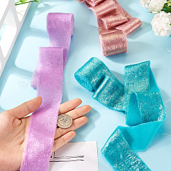 3 шт. двухцветная атласная лента с бахромой длиной 3 ярда&nbsp;SRIB-TA0001-20