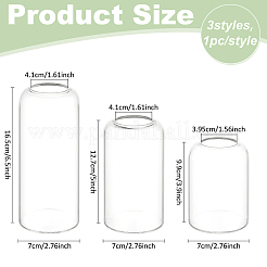 3 шт. 3 стиля стеклянная цветочная композиция сосуд для воды&nbsp;AJEW-BC0007-90