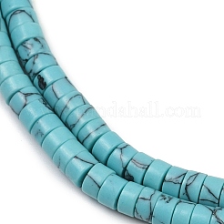 Синтетических нитей бирюзовые бусы G-H230-68A