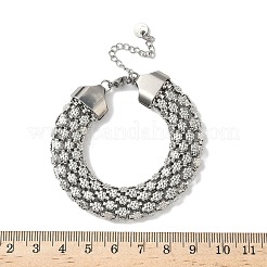 Браслеты-цепочки из нержавеющей стали 304 для женщин BJEW-D344-01P