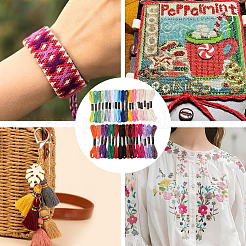 Нитки для вышивания поликоттон OCOR-WH20005-49A