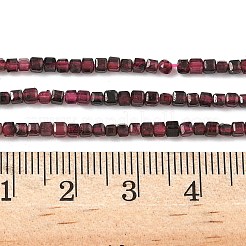 Гранат природный бисер нитей G-RM25319-A02-2x2mm