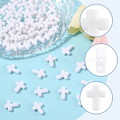 200 шт. Непрозрачные акриловые бусины&nbsp;SACR-FS0001-39I