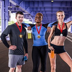 40 шт. полиэстеровые ремешки для медалей&nbsp;AJEW-CP0009-32D