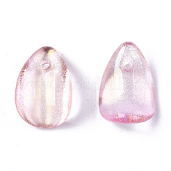 Прозрачные брызги окрашенные стеклянные подвески&nbsp;GLAA-T016-36-D02