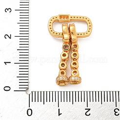 925 серебряная застежка с микропаве из прозрачного кубического циркония&nbsp;STER-U001-07G