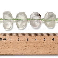 Естественный зеленый кварцевые нити бисера G-H078-B21-01