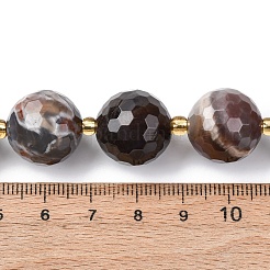 Природные окаменелое дерево бисер пряди G-C249-A24-16MM