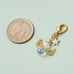 Стеклянные бусины ангела&nbsp;HJEW-MZ00108