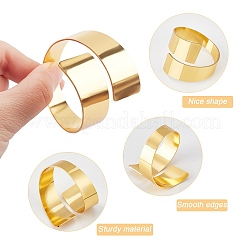 12 шт. 3-х цветные железные кольца для салфеток AJEW-AR0001-36