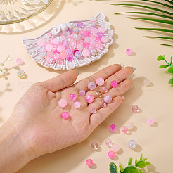 80 г прозрачных стеклянных бусин&nbsp;DGLA-TA0001-47E