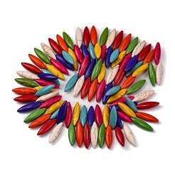 Синтетических нитей бирюзовые бусы G-C147-21