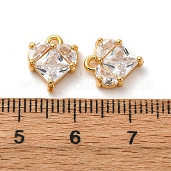 Латунные микро проложить кубического циркония подвески&nbsp;KK-F898-04G