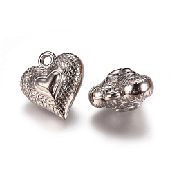 Пластиковые сердечные кулоны ccb CCB-J030-59P