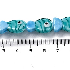 Бусы лэмпворк ручной работы&nbsp;LAMP-G154-07J