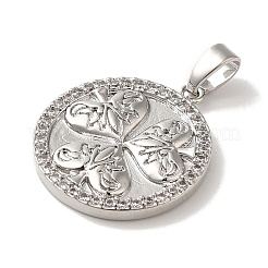 Стойки обшивки латунь микро проложить Циркон подвеску&nbsp;KK-U027-39P