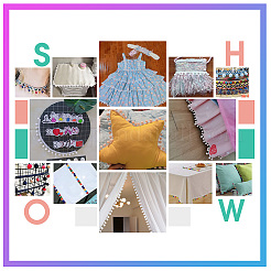 20 ярд полиэстерового кружева с кисточками и градиентным цветом OCOR-PH0001-93