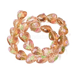 Ручной прозрачные бусины бусины BLOW-D300-07H