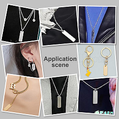 12 шт. подвески из нержавеющей стали 201 двух цветов&nbsp;STAS-UN0057-04