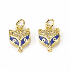 Латунные микро проложить кубического циркония подвески&nbsp;KK-E068-VB029-2