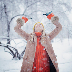 Женские искусственные кроличьи волосы манжеты нарукавники перчатки&nbsp;AJEW-WH20018-34D