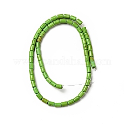 Синтетических нитей бирюзовые бусы X-TURQ-G120-4x6mm-08