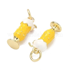 Латунь эмаль подвески&nbsp;KK-F933-12G