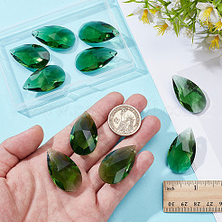 10шт стеклянные подвески&nbsp;GLAA-ME0001-16B