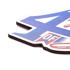 День независимости доска плотности деревянные настенные украшения подвески дверные таблички&nbsp;HJEW-C004-05