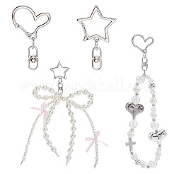 40шт 2 стиля пружинные кольца из цинкового сплава&nbsp;FIND-SP0004-04E