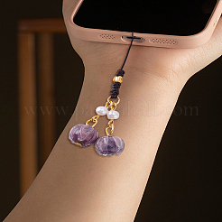 1 шт. стеклянные мобильные ремешки&nbsp;HJEW-LP0001-42