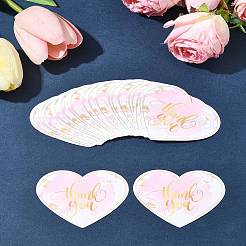 Мелованная бумага поздравительная открытка с благодарностью DIY-FS0007-76C