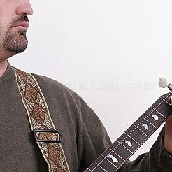 Лента из полиэстера в этническом стиле OCOR-WH0077-37A