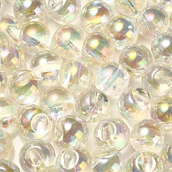 УФ-покрытие радужными переливающимися акриловыми бусинами&nbsp;OACR-F006-08H