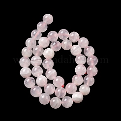 Бусы из натурального розового кальцита G-Z103-A01-10mm