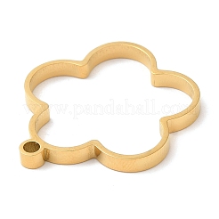 Подвески-цветы из нержавеющей стали 304 с открытой задней частью STAS-Z040-13G