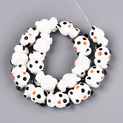 Фарфора ручной работы шарик нити PORC-N011-02A