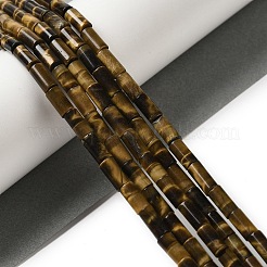 Природных тигровый глаз бисер нитей G-B091-A14-01