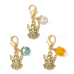 3 шт. подвеска в виде ангела из сплава в тибетском стиле&nbsp;HJEW-JM03837