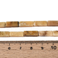 Нити натуральных бусин из нефрита хуанлун G-T141-109