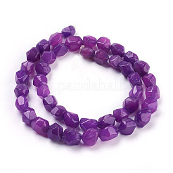 Бусины из натурального белого нефрита OGEM-10X8-2